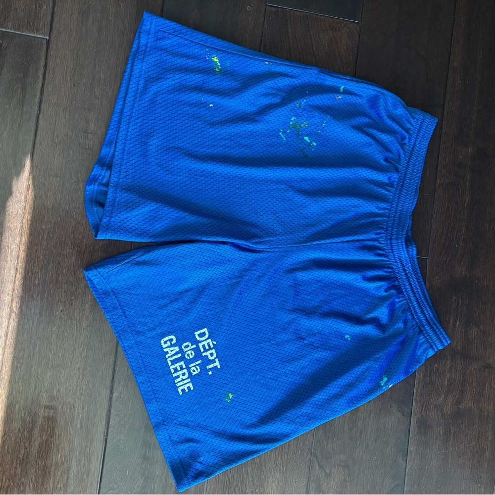 Gallery Dept Blue Athletic Shorts